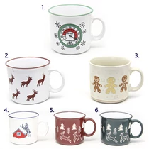 BÖGRE KARÁCSONYI 12/48 11,5x10 cm 6 FÉLE BÖGRE KARÁCSONYI 12/48 11,5x10 cm 6 FÉLE