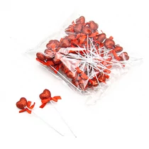 PÁLCÁS SZÍV 50 DB 1/100 11 cm PIROS