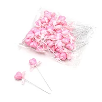 PÁLCÁS SZÍV 50 DB 1/100 11 cm RÓZSASZÍN