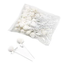 PÁLCÁS SZÍV 50 DB 1/100 11 cm FEHÉR