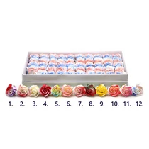 SZAPPANRÓZSAFEJ 50 DB 1/20 5,5x5 cm 12 SZÍNBEN