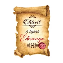 MÁGNES OKLEVÉL - ÉDESANYA 6x8,5 cm