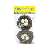 FÉSZEK TOJÁSSAL 2 DB 1/480 9,5 cm