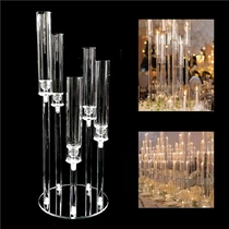 GYERTYATARTÓ AKRIL 5 ÁGÚ 1/10 70-108 cm