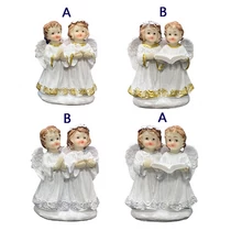 ANGYALPÁR 1/96 7,5x4,5x10,5 cm ARANY,EZÜST 2 FÉLE ANGYALPÁR 1/96 7,5x4,5x10,5 cm ARANY,EZÜST 2 FÉLE