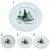TÁNYÉR KARÁCSONYI 6/24 27 cm 4 FÉLE