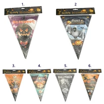 HALLOWEEN ZÁSZLÓ GIRLAND 10/600 2,2 MÉTER 6 FÉLE