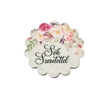 FA TÁBLÁCSKA - SOK SZERETETTEL 6,5cm 