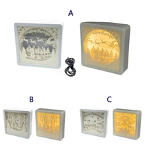 KÉP LEDES 3 D-S 1/96 15,5x15,5 cm 3 FÉLE 