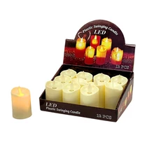 GYERTYA LEDES 12/480 7,5x5 cm MELEG FÉNYŰ 