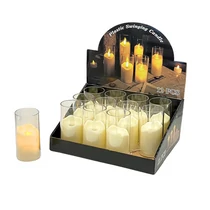 GYERTYA LEDES 12/240 5x10 cm MELEG FÉNYŰ