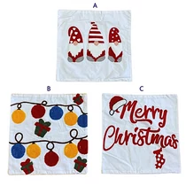 PÁRNAHUZAT KARÁCSONYI,HÍMZETT 1/100 45x45 cm 3 FÉLE