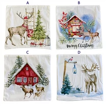 PÁRNAHUZAT KARÁCSONYI 10/300 45x45 cm 4 FÉLE POLYESTER