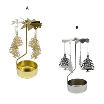 MÉCSESTARTÓ FORGÓ 1/96 KARÁCSONYFÁS 4,5x12 cm 2 SZÍNBEN