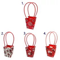 VIRÁGTASAK KARÁCSONYI 10/480 13x9,5x15,5 cm 4 FÉLE 