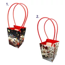 VIRÁGTASAK KARÁCSONYI 10/500 13x9,5x15,5 cm 2 FÉLE 