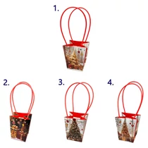 VIRÁGTASAK KARÁCSONYI 10/480 13x9,5x15,5 cm 4 FÉLE 