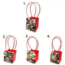 VIRÁGTASAK KARÁCSONYI 10/480 13x12x15 cm 4 FÉLE 