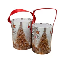 PAPÍRDOBOZ 2 DB KARÁCSONYI 1/48 11,5x15,5;13,5x17,5 cm