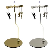 MÉCSESTARTÓ FORGÓ 1/48 ANGYALOS 11x20 cm 2 SZÍNBEN