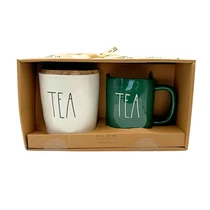 BÖGRE+TARTÓ TEÁS 2/12 BÖGRE:12X9,5 cm; TARTÓ:13,5x11 cm