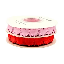 SZALAG SZÍVES 10/300 1,5 cm x 9 méter 2 SZÍNBEN