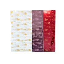 CSOMAGOLÓFÓLIA 20 DB SZÍVES 1/100 57x57 cm 3 SZÍNBEN CSOMAGOLÓFÓLIA 20 DB SZÍVES 1/100 57x57 cm 3 SZÍNBEN