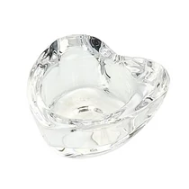 MÉCSESTARTÓ ÜVEG SZÍV ALAKÚ 1/120 7 cm MÉCSESTARTÓ ÜVEG SZÍV ALAKÚ 1/120 7 cm