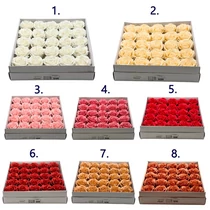 SZAPPANRÓZSAFEJ 25 DB 1/20 6,5x7 cm 8 SZÍNBEN