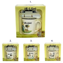 BÖGRE SZETT 1/60 16,5x18x9,5 cm NYUSZIS 4 FÉLE