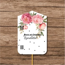 BALLAGÁSI PÉNZBETŰZŐ VIRÁGOS 6x9 cm