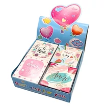 NOTESZ VIRÁGOS MINI 12/576 8x8 cm 4 FÉLE