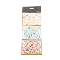 KISÉRŐKÁRTYA+BORÍTÉK 9 DB VIRÁGOS 12/360 8,5x12,7 cm 