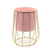 VIRÁGTARTÓ FÉM 1/30 26x16 cm RÓZSASZÍN