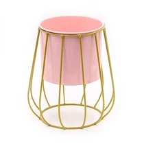 VIRÁGTARTÓ FÉM 1/40 19x13 cm RÓZSASZÍN