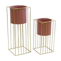 VIRÁGTARTÓ 2 DB 1/4 MÁLYVA 50x23; 71x26 cm