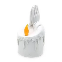 MÉCSES LEDES IMÁDKOZÓ KÉZ 1/48 8,5x16,5 cm