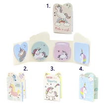 NOTESZ UNIKORNISOS 32/640 12,4x8 cm 4 FÉLE