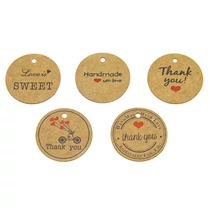 AJÁNDÉKKÁRTYA KEREK 100 DB 60/300 3,7 cm 5 FÉLE