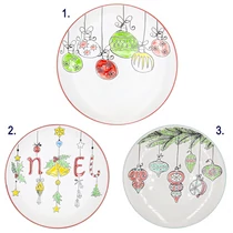 TÁNYÉR KARÁCSONYI 1/24 27 cm 3 FÉLE