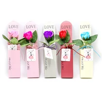 SZAPPANRÓZSA SZÁL DOBOZBAN 24/288 31x7x3 cm 5 SZÍNBEN