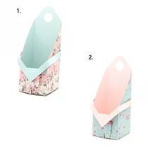 VIRÁGTASAK KIFORDÍTHATÓ 5/250 13x13x36 cm 2 SZÍNBEN