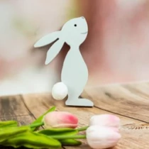 NYUSZIKA FÁBÓL POMPOMMAL 15 cm