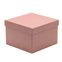 PAPÍRDOBOZ NÉGYZET 4/24 20x20x13 cm RÓZSASZÍN PAPÍRDOBOZ NÉGYZET 4/24 20x20x13 cm RÓZSASZÍN