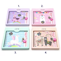 NOTESZ LÁMÁS TOLLAL 80/160 13x13,5 cm 4 FÉLE