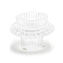 GYERTYATARTÓ ÜVEG KÉTOLDALÚ 6/96 8x5,5 cm GYERTYATARTÓ ÜVEG KÉTOLDALÚ 6/96 8x5,5 cm