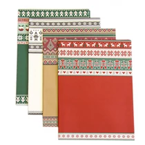 CSOMAGOLÓPAPÍR KARÁCSONYI 10 DB 1/50 80x54 cm 4 SZÍNBEN