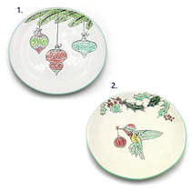 TÁNYÉR KARÁCSONYI 1/36 22 cm 2 FÉLE