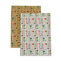 SELYEMPAPÍR KARÁCSONYI 20 DB 1/100 50x70 cm 2 SZÍNBEN