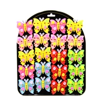 MÁGNES 20/600 PILLANGÓS 5x5 cm 5 SZÍN